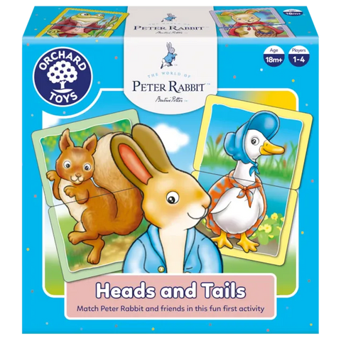 Peter Rabbit™ Heads and Tails Matching Game-Memory Pattern & Sequencing, Orchard Toys-Learning SPACE