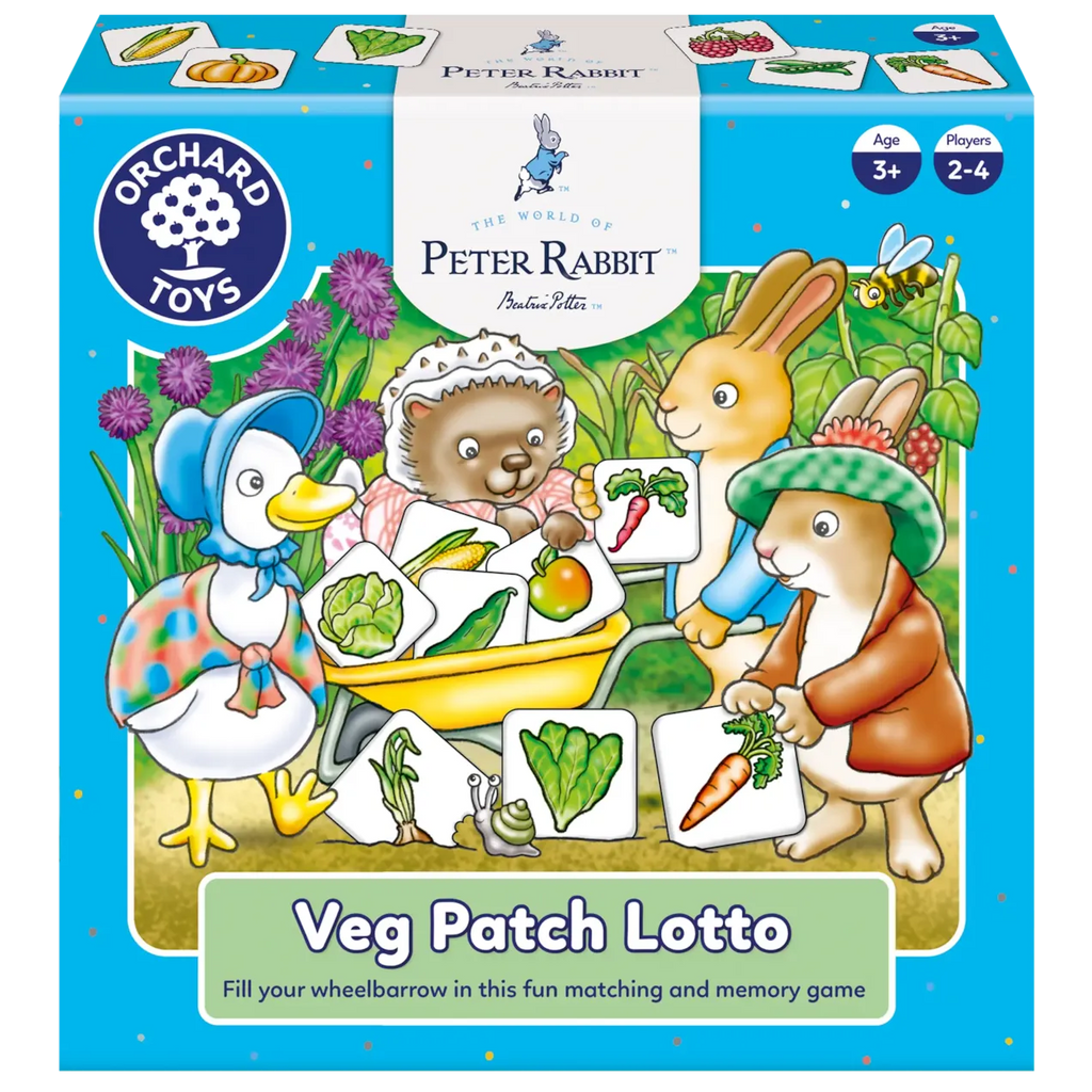 Peter Rabbit™ Veg Patch Lotto-Early years Games & Toys,Games & Toys,Memory Pattern & Sequencing,Orchard Toys-Learning SPACE