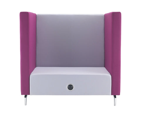 Phonic High 2 Seater Sofa-booth,Dropship,Full Size Seating,Furniture,Library Furniture,Noise Reducing Furniture,pod,Seating,Sensory Room Furniture,Sofa,Wellbeing Furniture-Learning SPACE