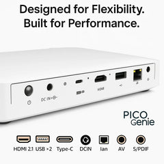 Pico Genie M550 Plus 4.0 Ultra-Portable Smart Projector with Ceiling Mount and USB Stick with Scenes-Pico Genie,Sensory Projectors,Teenage Projectors-Learning SPACE