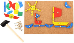 Pin-a-Shape-Bigjigs Toys, Farms & Construction, Gifts For 3-5 Years Old, Imaginative Play, Maths, Primary Maths, S.T.E.M, Shape & Space & Measure, Stock, Table Top & Family Games, Technology & Design-Learning SPACE