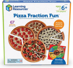 Pizza Fraction Fun™ Game-Dyscalculia,Fractions Decimals & Percentages,Learning Activity Kits,Learning Resources,Maths,Maths Toys,Primary Maths,S.T.E.M,Stock-Learning SPACE