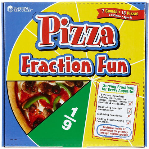Pizza Fraction Fun™ Game-Dyscalculia,Fractions Decimals & Percentages,Learning Activity Kits,Learning Resources,Maths,Maths Toys,Primary Maths,S.T.E.M,Stock-Learning SPACE