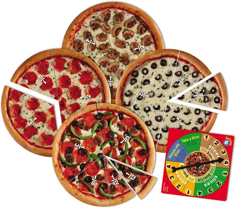 Pizza Fraction Fun™ Game-Dyscalculia,Fractions Decimals & Percentages,Learning Activity Kits,Learning Resources,Maths,Maths Toys,Primary Maths,S.T.E.M,Stock-Learning SPACE