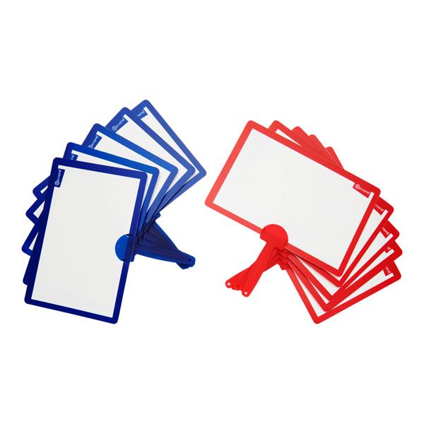 Pkt.10 Write On Wipe Off Answer Paddles-Calmer Classrooms,Classroom Packs,Mark Making,Ormond-Learning SPACE