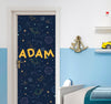Planets in Space Door sticker - Personalisable-Dropship,Outer Space,Star & Galaxy Theme Sensory Room,Sticker,Wall & Ceiling Stickers-Learning SPACE