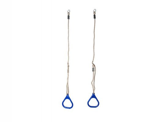 Plastic Gym Rings - Blue-Indoor Swings,Outdoor Play,Outdoor Swings,swing,Teen & Adult Swings-Learning SPACE