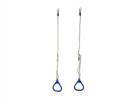 Plastic Gym Rings - Blue-Indoor Swings,Outdoor Play,Outdoor Swings,swing,Teen & Adult Swings-Learning SPACE