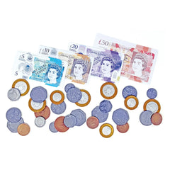 Play Money UK Assortment-Addition & Subtraction, Calmer Classrooms, Early Years Maths, Helps With, Imaginative Play, Kitchens & Shops & School, Learning Resources, Life Skills, Maths, Maths Toys, Money, Pocket money, Primary Maths, Role Play, Stock-Learning SPACE