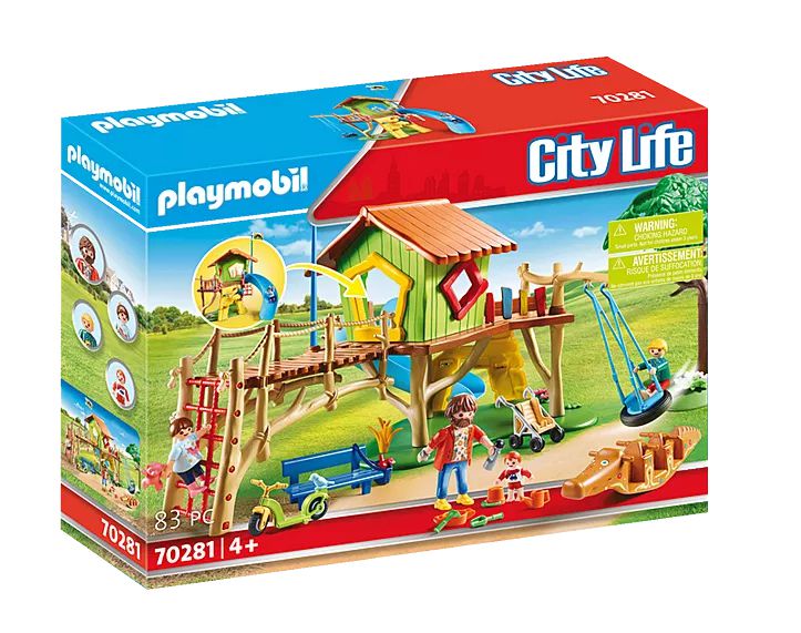Playmobil Children's Adventure Park-Fine Motor Skills,Imaginative Play,Playmobil,Role Play,Small World-Learning SPACE