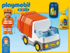 Playmobil® 1.2.3 Recycling Truck-Baby & Toddler Gifts,Cars & Transport,Games & Toys,Gifts For 1 Year Olds,Gifts For 3-5 Years Old,Imaginative Play,Playmobil,Small World-Learning SPACE