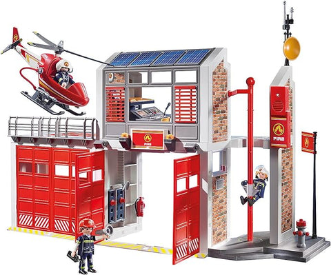 Playmobil® Fire Station-Cars & Transport,Fire. Police & Hospital,Games & Toys,Gifts For 3-5 Years Old,Imaginative Play,Playmobil,Primary Games & Toys,Small World-Learning SPACE