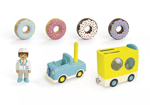 Playmobil® JUNIOR: Crazy Donut Truck with Stacking and Sorting Feature-Cars & Transport,Games & Toys,Gifts for 5-7 Years Old,Imaginative Play,Playmobil,Primary Games & Toys,Small World-Learning SPACE