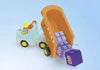 Playmobil® JUNIOR: Dump Truck-Fire. Police & Hospital, Gifts for 5-7 Years Old, Imaginative Play, Playmobil, Primary Games & Toys, Small World-Learning SPACE