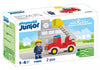 Playmobil® JUNIOR: Ladder Unit Fire Truck-Fire. Police & Hospital,Games & Toys,Gifts for 5-7 Years Old,Imaginative Play,Playmobil,Primary Games & Toys,Small World-Learning SPACE