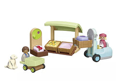 Playmobil® JUNIOR: Organic Market Stall & Forklift-Games & Toys,Gifts for 5-7 Years Old,Imaginative Play,Playmobil,Primary Games & Toys,Small World-Learning SPACE
