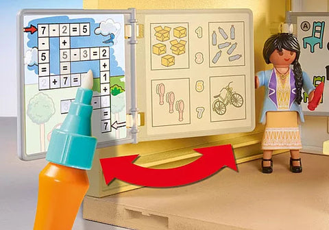 Playmobil® Large School-Games & Toys,Gifts for 5-7 Years Old,Imaginative Play,Playmobil,Primary Games & Toys,Small World-Learning SPACE
