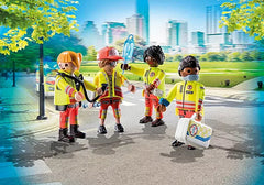 Playmobil® Medical Team-Fire. Police & Hospital,Games & Toys,Gifts for 5-7 Years Old,Imaginative Play,Playmobil,Primary Games & Toys,Small World-Learning SPACE