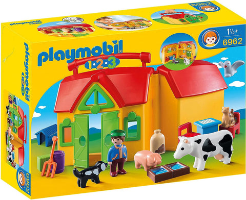 Playmobil® My Take Along Farm-Early years Games & Toys, Farms & Construction, Games & Toys, Gifts For 1 Year Olds, Gifts For 3-5 Years Old, Imaginative Play, Playmobil, Primary Games & Toys, Small World-Learning SPACE