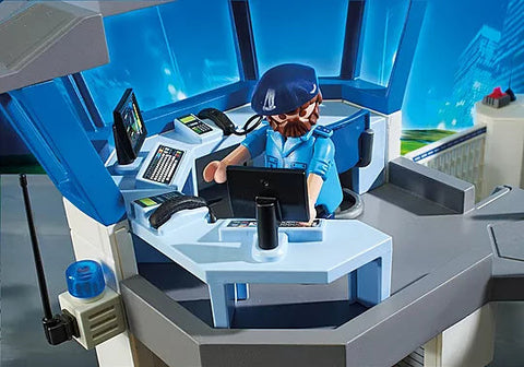 Playmobil® Police Headquarters with Prison-Fire. Police & Hospital,Games & Toys,Gifts for 5-7 Years Old,Imaginative Play,Playmobil,Primary Games & Toys,Small World-Learning SPACE
