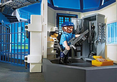 Playmobil® Police Headquarters with Prison-Fire. Police & Hospital,Games & Toys,Gifts for 5-7 Years Old,Imaginative Play,Playmobil,Primary Games & Toys,Small World-Learning SPACE