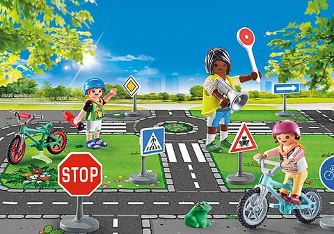 Playmobil® Traffic Education-Cars & Transport,Games & Toys,Gifts for 5-7 Years Old,Imaginative Play,Playmobil,Primary Games & Toys,Small World-Learning SPACE