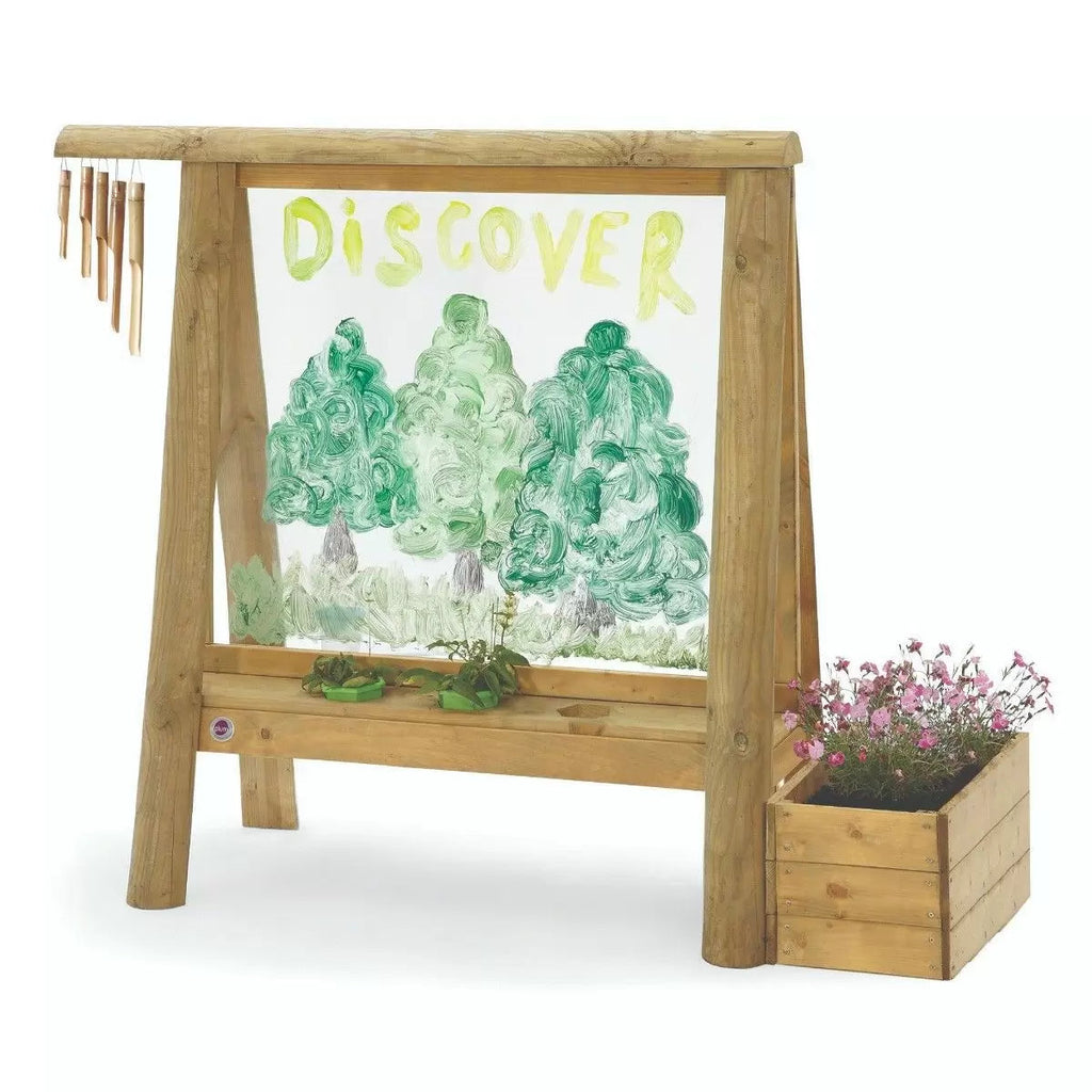 Plum® Discovery Create & Paint Easel-Art Materials, Arts & Crafts, Early Arts & Crafts, Forest School & Outdoor Garden Equipment, Outdoor Classroom, Outdoor Play, Outdoor Toys & Games, Plum Play, Plum Products Ltd, Primary Arts & Crafts-Learning SPACE