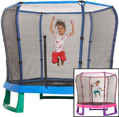 Plum® 7ft Junior Jumper Springsafe® Trampoline & Enclosure-ADD/ADHD, Matrix Group, Neuro Diversity, Plum Play, Plum Products Ltd, Seasons, Summer, Trampolines-Learning SPACE