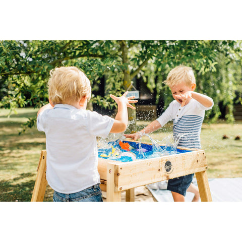 Plum® Build & Splash Wooden Sand & Water Table-Messy Play,Outdoor Play,Outdoor Sand & Water Play,Plum Play,Plum Products Ltd,Summer,Water & Sand Toys-Learning SPACE