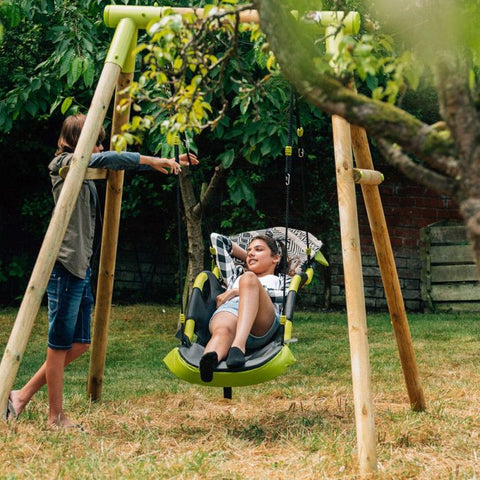 Plum® Glide Nest Swing [No Hangers]-Active Games,Adapted Outdoor play,Hammocks,Outdoor Swings,Plum Play,Stock,Teen & Adult Swings,Teen Games-Learning SPACE