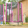 Plum® Pink Junior Trampoline and Enclosure – 4ft-Bounce,Featured,Plum Play,Plum Products Ltd,Trampolines-Learning SPACE