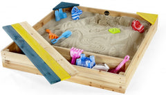 Plum® Store-It Wooden Sand Pit-Christmas,Eco Friendly,Outdoor Sand & Water Play,Outdoor Sand Pits,Playground Equipment,Plum Play,S.T.E.M,Sand,Science Activities,Seasons,Stock,Summer-Learning SPACE