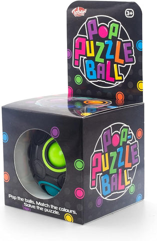 Pop Puzzle Ball Fidget Toy-ADD/ADHD,AllSensory,Calmer Classrooms,Calming & Anxiety,Fidget,Helps With,Neuro Diversity,Push Popper,SCOTEXCEL,Sensory Seeking,Stocking Stuffers,Stress Relief,Tobar Toys,Toys for Anxiety-Learning SPACE