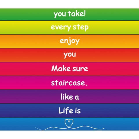 Positive Steps - Motivational Saying Sensory Path-bespoke, Calmer Classrooms, Classroom Displays, Helps With, Movement Breaks, Sensory Flooring, Sensory Paths, swym-disabled-addtocart-with-text, swym-hide-addtocart, swym-hide-productprice-Learning SPACE