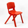 Postura+ One Piece Chair (Ages 11-13)-Classroom Chairs,Dropship,KI Europe,Postura,Seating,Wellbeing Furniture-Poppy Red-PosturaOP5-Poppy Red-Learning SPACE