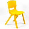 Postura+ One Piece Chair (Ages 11-13)-Classroom Chairs,Dropship,KI Europe,Postura,Seating,Wellbeing Furniture-Sun Yellow-PosturaOP5-Sun Yellow-Learning SPACE