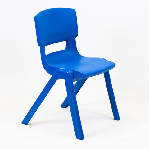Postura+ One Piece Chair (Ages 11-13)-Classroom Chairs,Dropship,KI Europe,Postura,Seating,Wellbeing Furniture-Ink Blue-PosturaOP5-Ink Blue-Learning SPACE