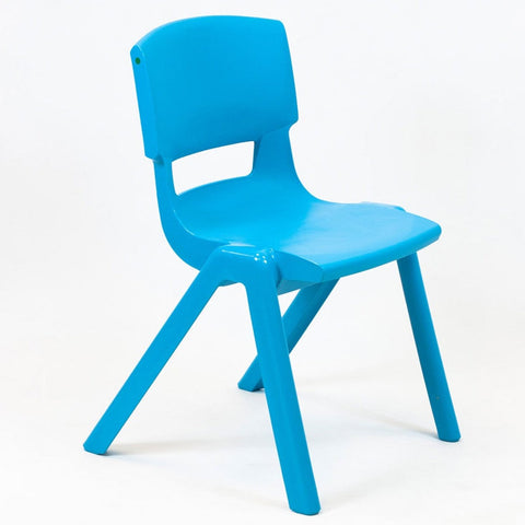 Postura+ One Piece Chair (Ages 11-13)-Classroom Chairs,Dropship,KI Europe,Postura,Seating,Wellbeing Furniture-Aqua Blue-PosturaOP5-Aqua Blue-Learning SPACE
