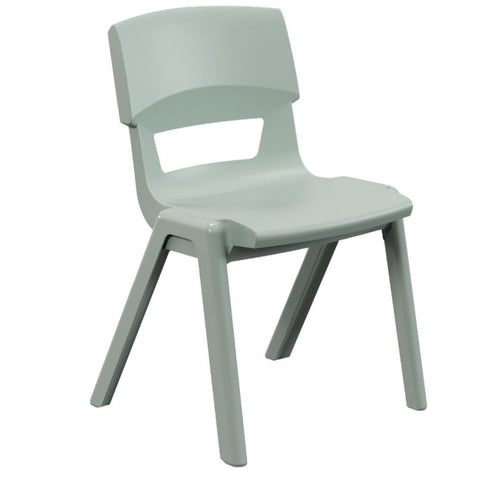 Postura+ One Piece Chair (Ages 11-13)-Classroom Chairs,Dropship,KI Europe,Postura,Seating,Wellbeing Furniture-Hazy Jade-PosturaOP5-Hazy Jade-Learning SPACE