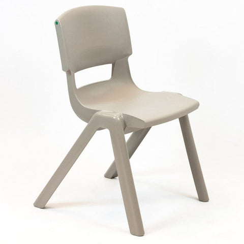 Postura+ One Piece Chair (Ages 11-13)-Classroom Chairs,Dropship,KI Europe,Postura,Seating,Wellbeing Furniture-Ash Grey-PosturaOP5-Ash Grey-Learning SPACE