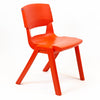 Postura+ One Piece Chair (Ages 14-18)-Classroom Chairs,Dropship,KI Europe,Postura,Seating,Wellbeing Furniture-Poppy Red-PosturaOP6-Poppy Red-Learning SPACE