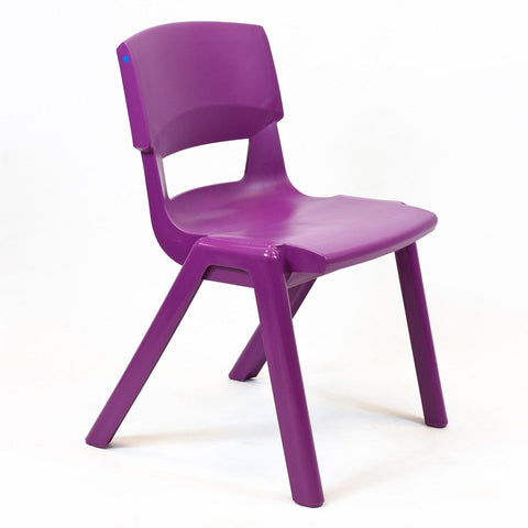 Postura+ One Piece Chair (Ages 14-18)-Classroom Chairs,Dropship,KI Europe,Postura,Seating,Wellbeing Furniture-Grape Crush-PosturaOP6-Grape Crush-Learning SPACE