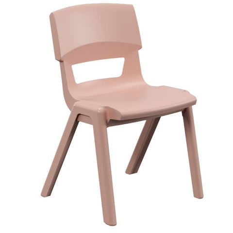 Postura+ One Piece Chair (Ages 14-18)-Classroom Chairs,Dropship,KI Europe,Postura,Seating,Wellbeing Furniture-Rose-PosturaOP6-Rose-Learning SPACE