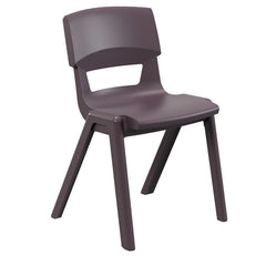Postura+ One Piece Chair (Ages 14-18)-Classroom Chairs, Seating, Wellbeing Furniture-Purple Haze-Learning SPACE