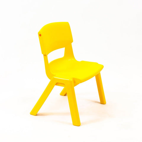 Postura+ One Piece Chair (Ages 3-4)-Classroom Chairs,Dropship,KI Europe,Postura,Seating,Toddler Seating,Wellbeing Furniture-Sun Yellow-PosturaOP1-Sun Yellow-Learning SPACE