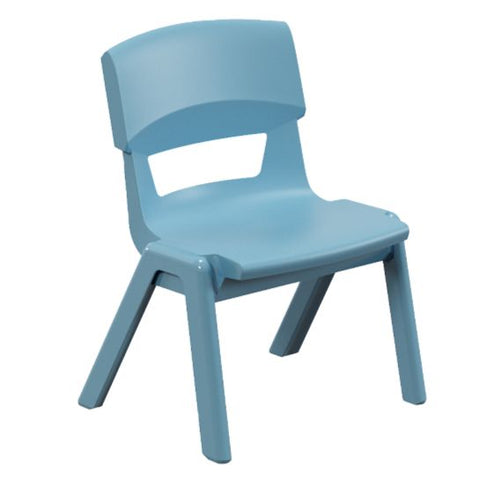 Postura+ One Piece Chair (Ages 3-4)-Classroom Chairs, Seating, Toddler Seating, Wellbeing Furniture-Powder Blue-Learning SPACE