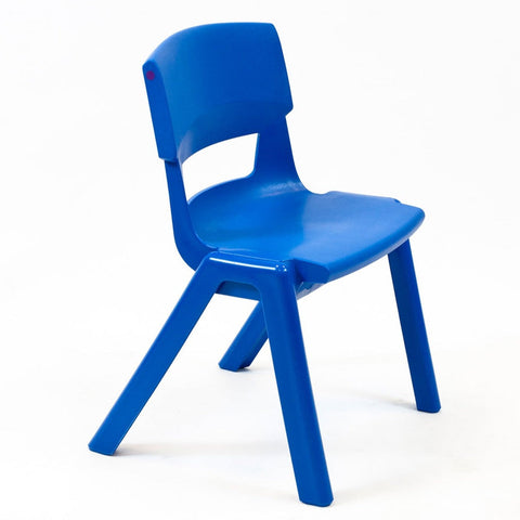 Postura+ One Piece Chair (Ages 4-5)-Classroom Chairs,Dropship,KI Europe,Postura,Seating,Wellbeing Furniture-Ink Blue-PosturaOP2-Ink Blue-Learning SPACE