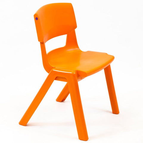 Postura+ One Piece Chair (Ages 4-5)-Classroom Chairs,Dropship,KI Europe,Postura,Seating,Wellbeing Furniture-Tangerine Fizz-PosturaOP2-Tangerine Fizz-Learning SPACE