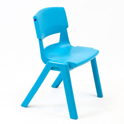 Postura+ One Piece Chair (Ages 4-5)-Classroom Chairs,Dropship,KI Europe,Postura,Seating,Wellbeing Furniture-Aqua Blue-PosturaOP2-Aqua Blue-Learning SPACE