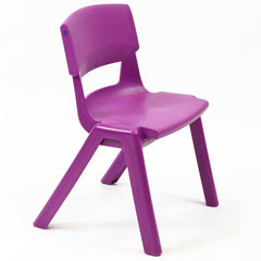 Postura+ One Piece Chair (Ages 4-5)-Classroom Chairs,Dropship,KI Europe,Postura,Seating,Wellbeing Furniture-Grape Crush-PosturaOP2-Grape Crush-Learning SPACE